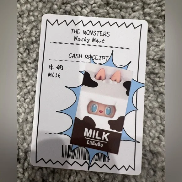 Pop Mart Labubu The Monsters Wacky Mart "Milk" - Picture 4 of 7
